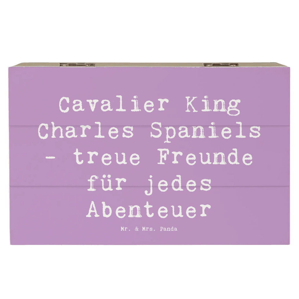 Holzkiste Spruch Cavalier King Charles Spaniel Freunde XXL, Holzkiste, Geschenkbox, Erinnerungskiste, Kiste, Erinnerungsbox, Geschenkdose, Schatulle, Aufbewahrungsbox, Schatzkiste, Truhe, Dekokiste, Hund, Hunderasse, Rassehund, Hundebesitzer, Geschenk, Tierfreund, Schenken, Welpe