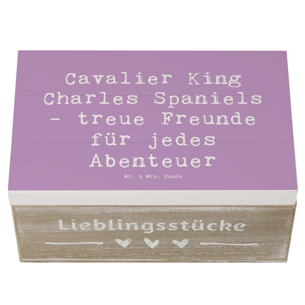 Holzkiste Spruch Cavalier King Charles Spaniel Freunde XXL, Holzkiste, Geschenkbox, Erinnerungskiste, Kiste, Erinnerungsbox, Geschenkdose, Schatulle, Aufbewahrungsbox, Schatzkiste, Truhe, Dekokiste, Hund, Hunderasse, Rassehund, Hundebesitzer, Geschenk, Tierfreund, Schenken, Welpe