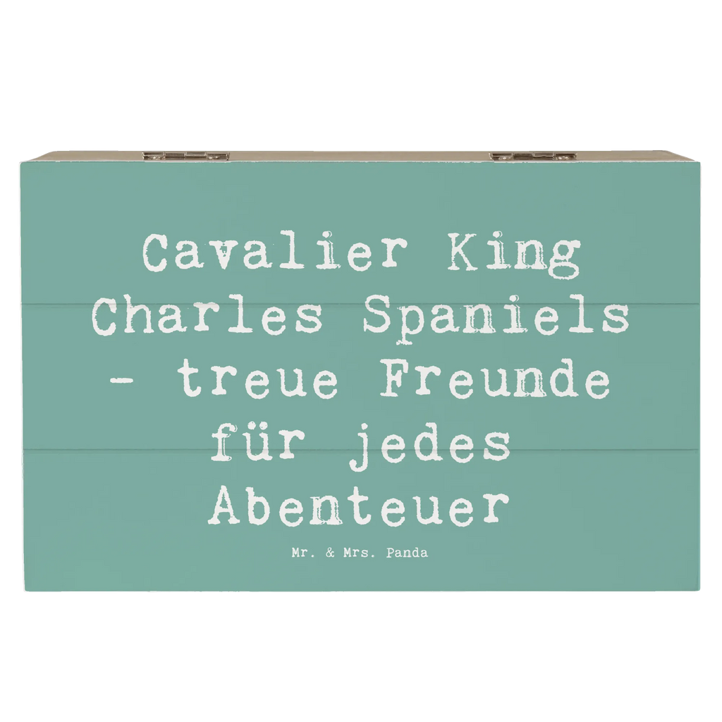 Holzkiste Spruch Cavalier King Charles Spaniel Freunde XXL, Holzkiste, Geschenkbox, Erinnerungskiste, Kiste, Erinnerungsbox, Geschenkdose, Schatulle, Aufbewahrungsbox, Schatzkiste, Truhe, Dekokiste, Hund, Hunderasse, Rassehund, Hundebesitzer, Geschenk, Tierfreund, Schenken, Welpe