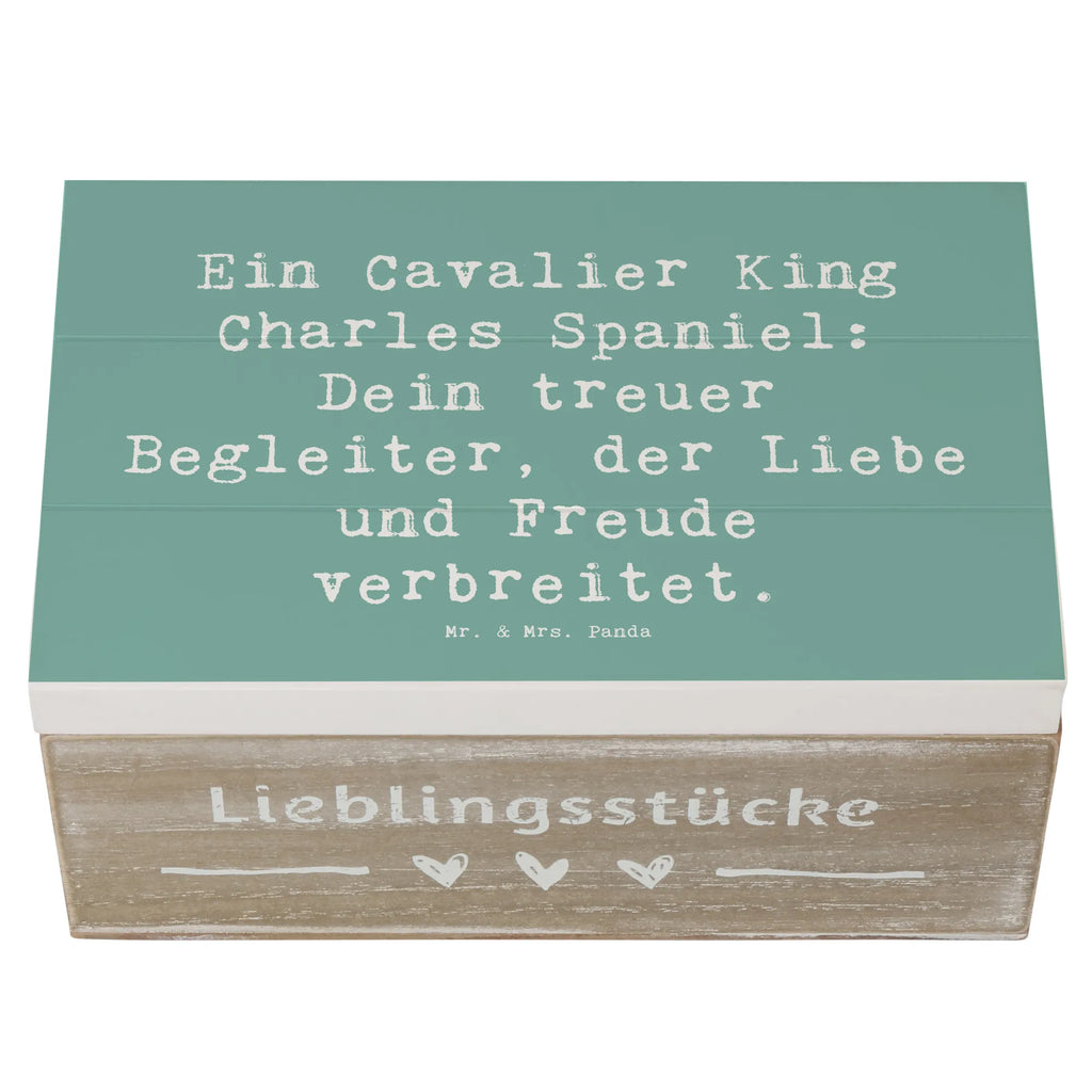 Holzkiste Spruch Cavalier King Charles Spaniel Erinnerungskiste, Schatulle, Holzkiste, Geschenkdose, Aufbewahrungsbox, Schatzkiste, Kiste, Truhe, XXL, Erinnerungsbox, Geschenkbox, Dekokiste, Hund, Hunderasse, Rassehund, Hundebesitzer, Geschenk, Tierfreund, Schenken, Welpe