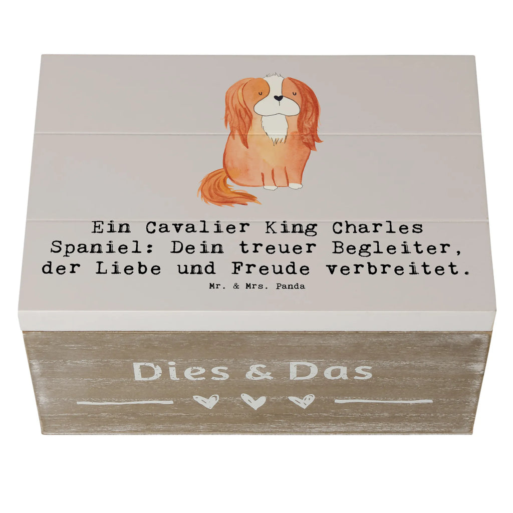 Wooden chest Ein Cavalier King Charles Spaniel: Dein treuer Begleiter, der Liebe und Freude verbreitet. Erinnerungskiste, Geschenkdose, Aufbewahrungsbox, Holzkiste, XXL, Kiste, Schatulle, Truhe, Geschenkbox, Erinnerungsbox, Dekokiste, Schatzkiste, Hund, Hunderasse, Rassehund, Hundebesitzer, Geschenk, Tierfreund, Schenken, Welpe
