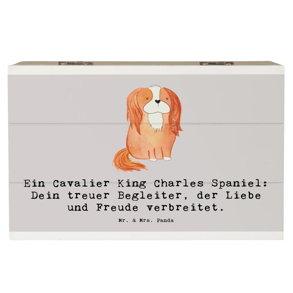 Wooden chest Ein Cavalier King Charles Spaniel: Dein treuer Begleiter, der Liebe und Freude verbreitet. Erinnerungskiste, Geschenkdose, Aufbewahrungsbox, Holzkiste, XXL, Kiste, Schatulle, Truhe, Geschenkbox, Erinnerungsbox, Dekokiste, Schatzkiste, Hund, Hunderasse, Rassehund, Hundebesitzer, Geschenk, Tierfreund, Schenken, Welpe