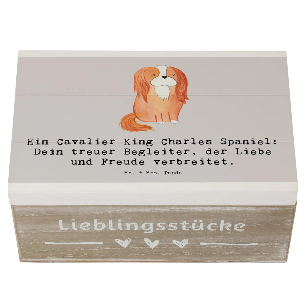 Wooden chest Ein Cavalier King Charles Spaniel: Dein treuer Begleiter, der Liebe und Freude verbreitet. Erinnerungskiste, Geschenkdose, Aufbewahrungsbox, Holzkiste, XXL, Kiste, Schatulle, Truhe, Geschenkbox, Erinnerungsbox, Dekokiste, Schatzkiste, Hund, Hunderasse, Rassehund, Hundebesitzer, Geschenk, Tierfreund, Schenken, Welpe
