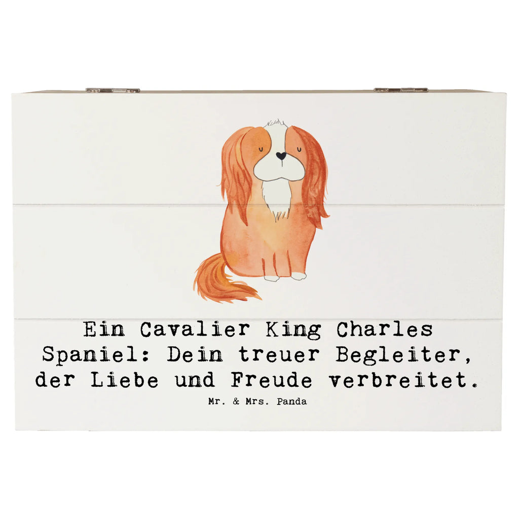 Wooden chest Ein Cavalier King Charles Spaniel: Dein treuer Begleiter, der Liebe und Freude verbreitet. Erinnerungskiste, Geschenkdose, Aufbewahrungsbox, Holzkiste, XXL, Kiste, Schatulle, Truhe, Geschenkbox, Erinnerungsbox, Dekokiste, Schatzkiste, Hund, Hunderasse, Rassehund, Hundebesitzer, Geschenk, Tierfreund, Schenken, Welpe