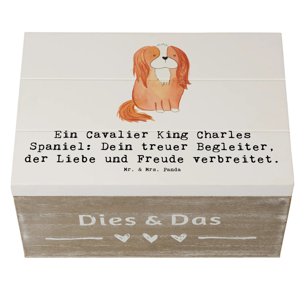 Wooden chest Ein Cavalier King Charles Spaniel: Dein treuer Begleiter, der Liebe und Freude verbreitet. Erinnerungskiste, Geschenkdose, Aufbewahrungsbox, Holzkiste, XXL, Kiste, Schatulle, Truhe, Geschenkbox, Erinnerungsbox, Dekokiste, Schatzkiste, Hund, Hunderasse, Rassehund, Hundebesitzer, Geschenk, Tierfreund, Schenken, Welpe