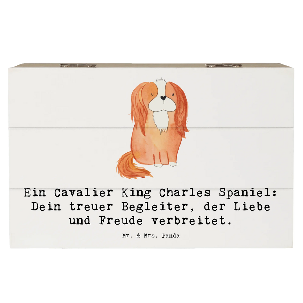 Wooden chest Ein Cavalier King Charles Spaniel: Dein treuer Begleiter, der Liebe und Freude verbreitet. Erinnerungskiste, Geschenkdose, Aufbewahrungsbox, Holzkiste, XXL, Kiste, Schatulle, Truhe, Geschenkbox, Erinnerungsbox, Dekokiste, Schatzkiste, Hund, Hunderasse, Rassehund, Hundebesitzer, Geschenk, Tierfreund, Schenken, Welpe