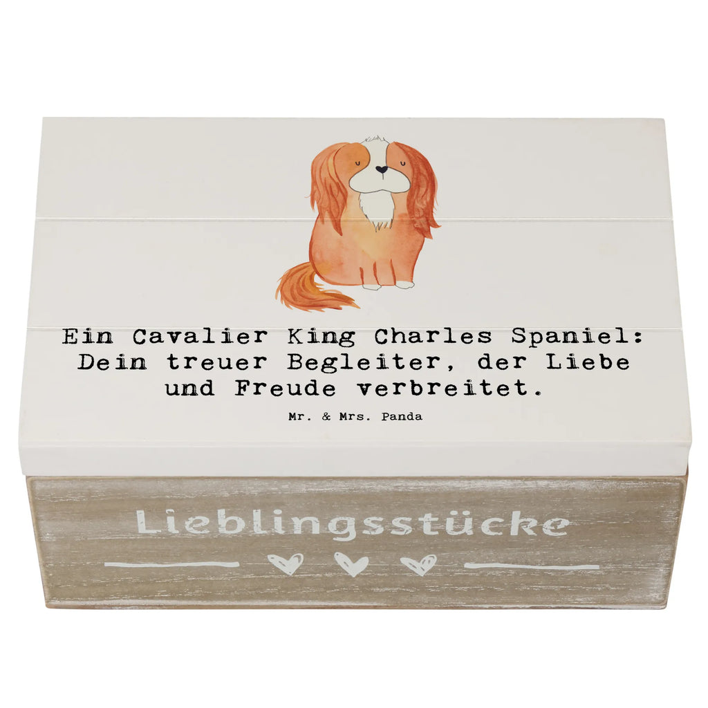 Wooden chest Ein Cavalier King Charles Spaniel: Dein treuer Begleiter, der Liebe und Freude verbreitet. Erinnerungskiste, Geschenkdose, Aufbewahrungsbox, Holzkiste, XXL, Kiste, Schatulle, Truhe, Geschenkbox, Erinnerungsbox, Dekokiste, Schatzkiste, Hund, Hunderasse, Rassehund, Hundebesitzer, Geschenk, Tierfreund, Schenken, Welpe