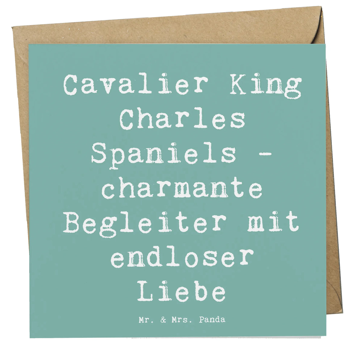Karta Deluxe Powiedzenie Cavalier King Charles Spaniels - charmante Begleiter mit endloser Liebe prezent, dawanie, Pies, rasa psa, pies rasowy, właściciel psa, miłośnik zwierząt, szczeniak