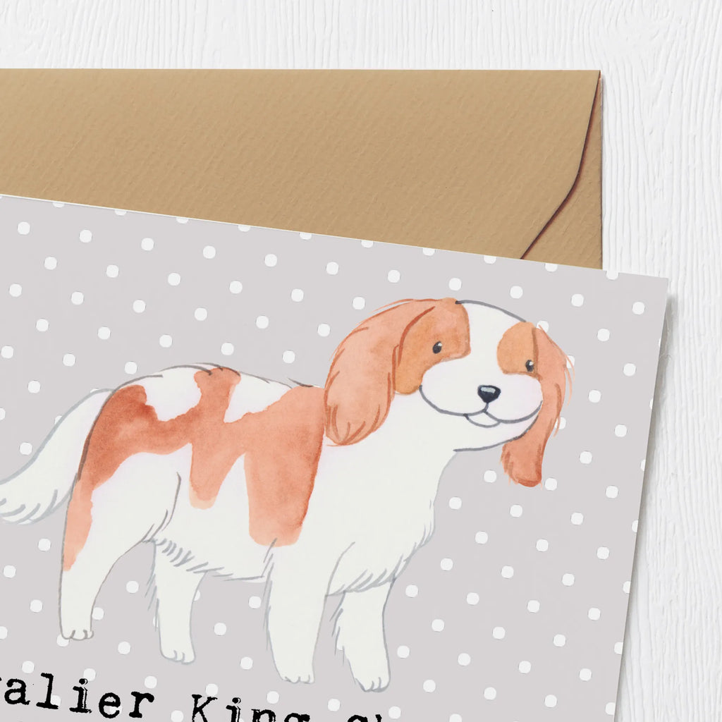 Deluxe Karte Cavalier King Charles Spaniel Freunde Geburtstagskarte, Klappkarte, Hochzeitskarte, Karte, Glückwunschkarte, Einladungskarte, Hochwertige Klappkarte, Grußkarte, Hochwertige Grußkarte, Hund, Hunderasse, Rassehund, Hundebesitzer, Geschenk, Tierfreund, Schenken, Welpe