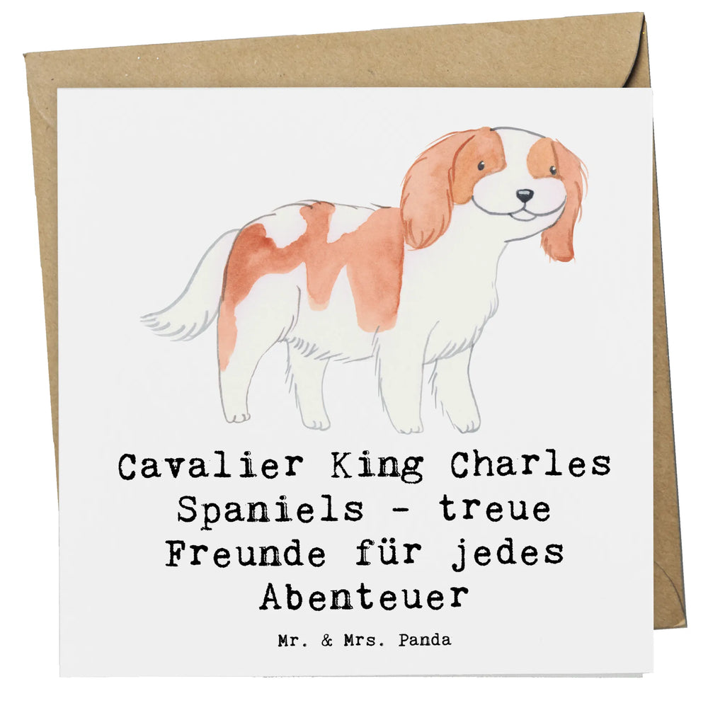 Deluxe Karte Cavalier King Charles Spaniel Freunde Geburtstagskarte, Klappkarte, Hochzeitskarte, Karte, Glückwunschkarte, Einladungskarte, Hochwertige Klappkarte, Grußkarte, Hochwertige Grußkarte, Hund, Hunderasse, Rassehund, Hundebesitzer, Geschenk, Tierfreund, Schenken, Welpe