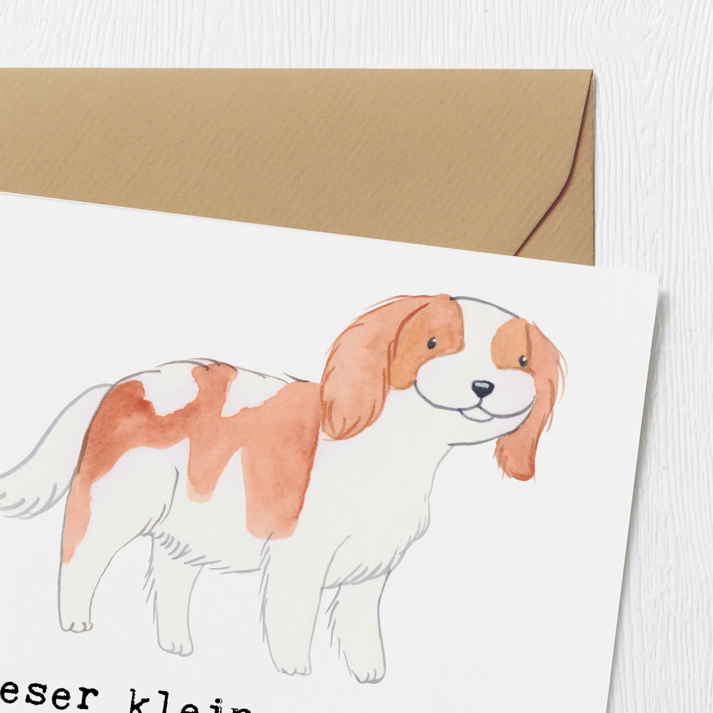 Deluxe Karte Cavalier King Charles Spaniel Hochwertige Klappkarte, Geburtstagskarte, Hochwertige Grußkarte, Glückwunschkarte, Einladungskarte, Karte, Grußkarte, Klappkarte, Hochzeitskarte, Hund, Hunderasse, Rassehund, Hundebesitzer, Geschenk, Tierfreund, Schenken, Welpe