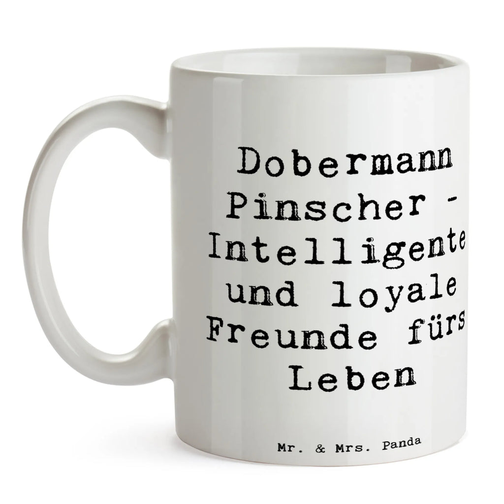 Tasse Spruch Dobermann Pinscher Freund Bürotasse, Porzellantasse, Keramiktasse, Tasse mit Motiven, Tasse, Geschenktasse, Kaffeetasse, Tasse mit Zitaten, Teetasse, Hund, Hunderasse, Rassehund, Hundebesitzer, Geschenk, Tierfreund, Schenken, Welpe