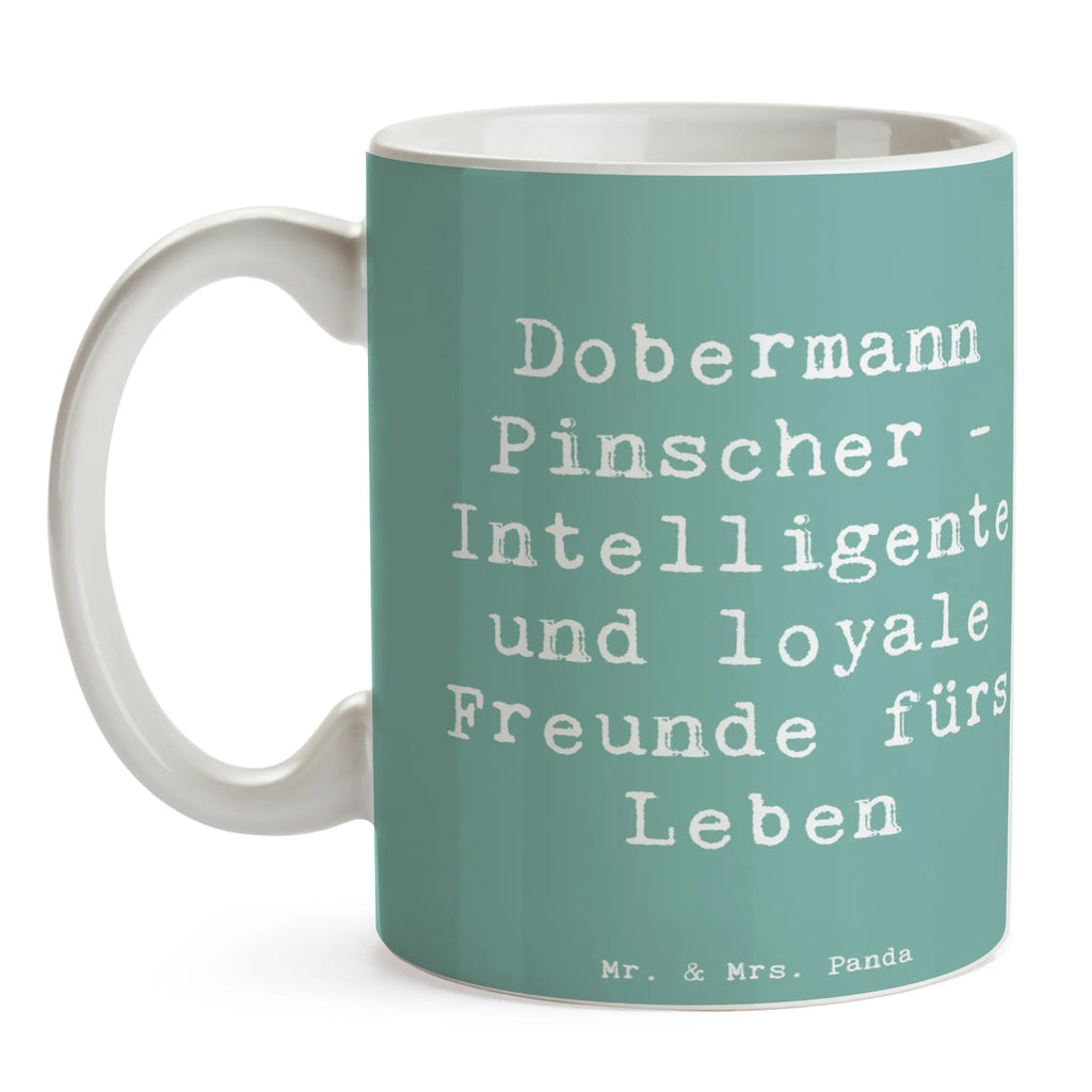 Tasse Spruch Dobermann Pinscher Freund Bürotasse, Porzellantasse, Keramiktasse, Tasse mit Motiven, Tasse, Geschenktasse, Kaffeetasse, Tasse mit Zitaten, Teetasse, Hund, Hunderasse, Rassehund, Hundebesitzer, Geschenk, Tierfreund, Schenken, Welpe