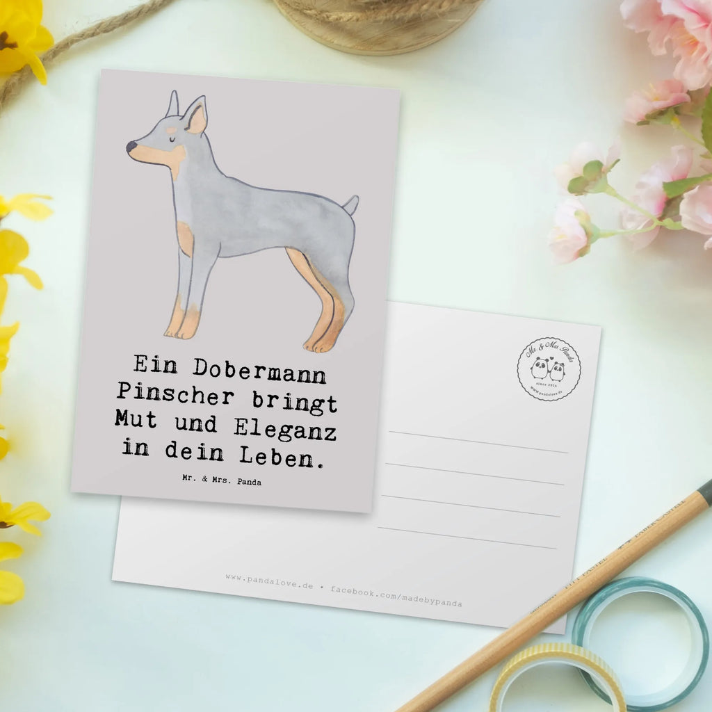 Postkarte Dobermann Pinscher Grußkarte, Ansichtskarten, Postkarte, Einladung Geburtstag, Einladungskarten Geburtstag, Einladung, Dankeskarte, Ansichtskarte, Karte, Geburtstagskarte, Einladungskarte, Geschenkkarte, Hund, Hunderasse, Rassehund, Hundebesitzer, Geschenk, Tierfreund, Schenken, Welpe