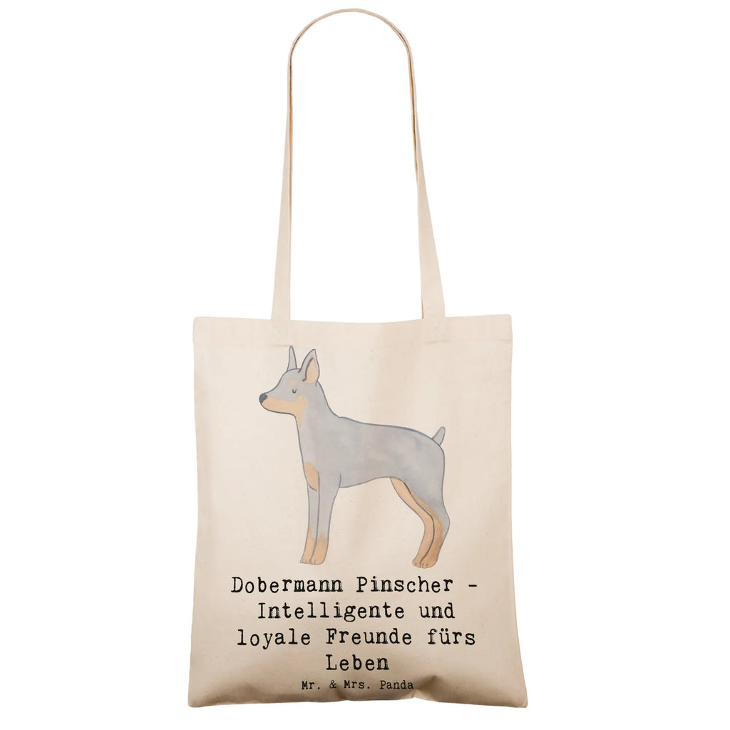 Tragetasche Dobermann Pinscher Freund Shopper, Jutebeutel, Tragetasche, Tasche, Umhängetasche, Einkaufstüte, Jutetasche, Laptoptasche, Schultertasche, Stoffbeutel, Stofftasche, Beuteltasche, Beutel, Badetasche, Strandtasche, Einkaufstasche, Hund, Hunderasse, Rassehund, Hundebesitzer, Geschenk, Tierfreund, Schenken, Welpe