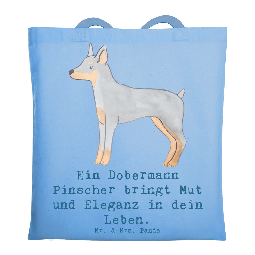 Tragetasche Dobermann Pinscher Beuteltasche, Einkaufstasche, Tasche, Einkaufstüte, Beutel, Tragetasche, Umhängetasche, Jutebeutel, Jutetasche, Laptoptasche, Schultertasche, Shopper, Stoffbeutel, Strandtasche, Badetasche, Stofftasche, Hund, Hunderasse, Rassehund, Hundebesitzer, Geschenk, Tierfreund, Schenken, Welpe