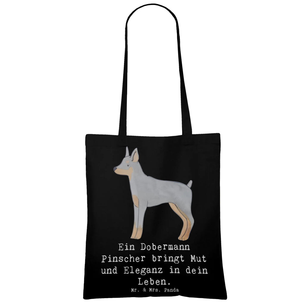 Tragetasche Dobermann Pinscher Beuteltasche, Einkaufstasche, Tasche, Einkaufstüte, Beutel, Tragetasche, Umhängetasche, Jutebeutel, Jutetasche, Laptoptasche, Schultertasche, Shopper, Stoffbeutel, Strandtasche, Badetasche, Stofftasche, Hund, Hunderasse, Rassehund, Hundebesitzer, Geschenk, Tierfreund, Schenken, Welpe