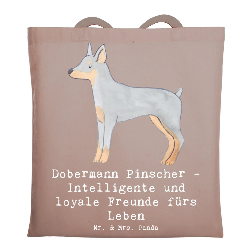 Tragetasche Dobermann Pinscher Freund Shopper, Jutebeutel, Tragetasche, Tasche, Umhängetasche, Einkaufstüte, Jutetasche, Laptoptasche, Schultertasche, Stoffbeutel, Stofftasche, Beuteltasche, Beutel, Badetasche, Strandtasche, Einkaufstasche, Hund, Hunderasse, Rassehund, Hundebesitzer, Geschenk, Tierfreund, Schenken, Welpe