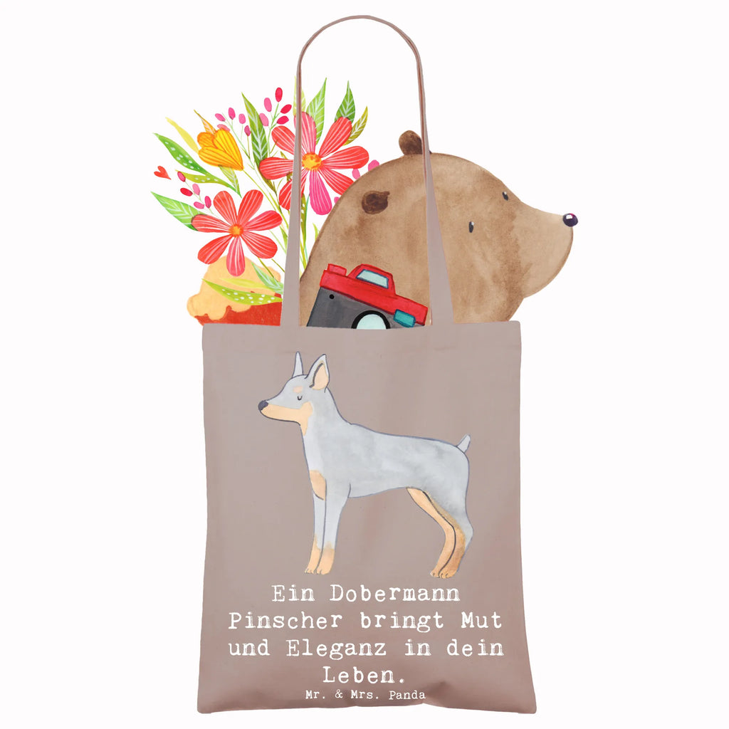 Tragetasche Dobermann Pinscher Beuteltasche, Einkaufstasche, Tasche, Einkaufstüte, Beutel, Tragetasche, Umhängetasche, Jutebeutel, Jutetasche, Laptoptasche, Schultertasche, Shopper, Stoffbeutel, Strandtasche, Badetasche, Stofftasche, Hund, Hunderasse, Rassehund, Hundebesitzer, Geschenk, Tierfreund, Schenken, Welpe