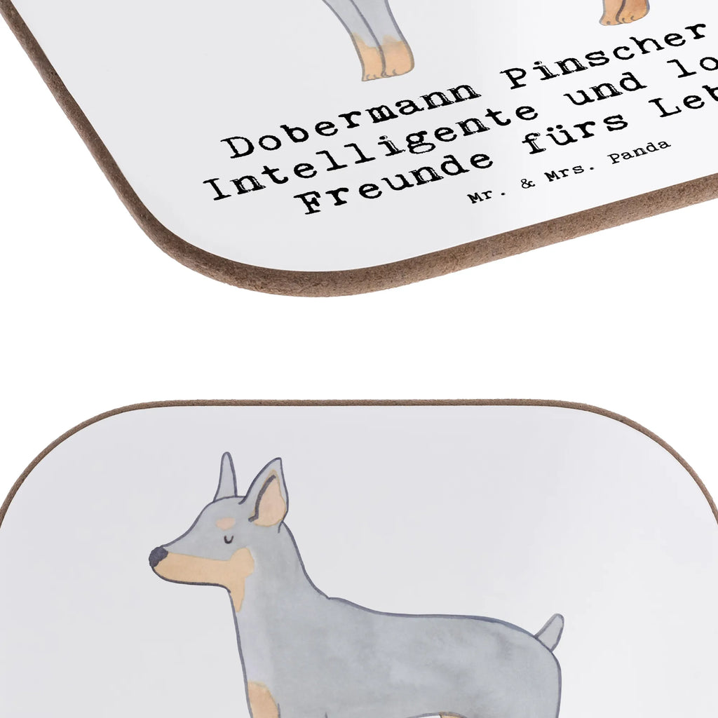 Square coaster Dobermann Pinscher - Intelligente und loyale Freunde fürs Leben Untersetzer Design, Untersetzer, Getränkeuntersetzer, Glasuntersetzer, Tassen Untersetzer, Untersetzer Gläser, Bierdeckel, Holzuntersetzer, Korkuntersetzer, Untersetzer für Gläser, Untersetzer aus Holz, Untersetzer Holz, Hund, Hunderasse, Rassehund, Hundebesitzer, Geschenk, Tierfreund, Schenken, Welpe