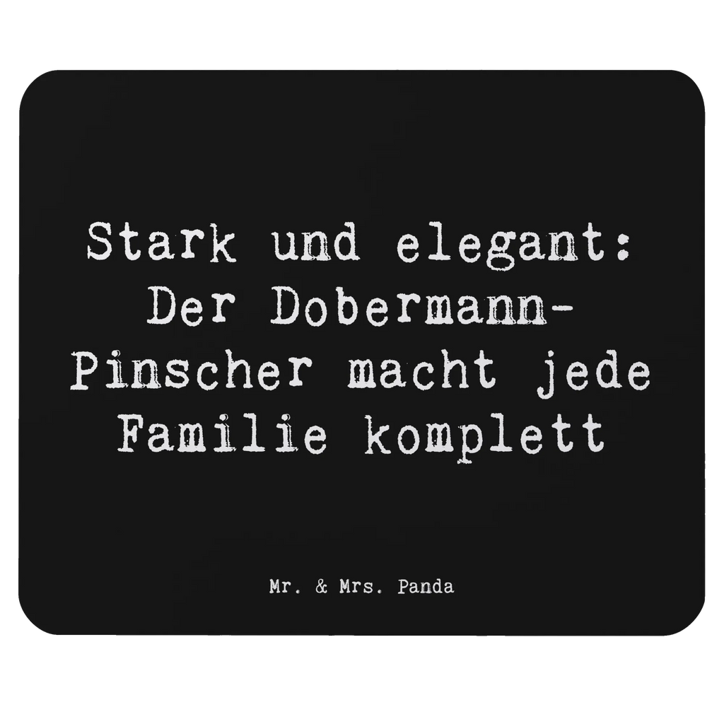 Mouse mat Saying Stark und elegant: Der Dobermann-Pinscher macht jede Familie komplett Einzigartiges Mauspad, Computer zubehör, PC Zubehör, Mousepad, Mausunterlage, Mauspad, Mauspad Büro, Büroausstattung, Designer Mauspad, Arbeitszimmer, Hund, Hunderasse, Rassehund, Hundebesitzer, Geschenk, Tierfreund, Schenken, Welpe