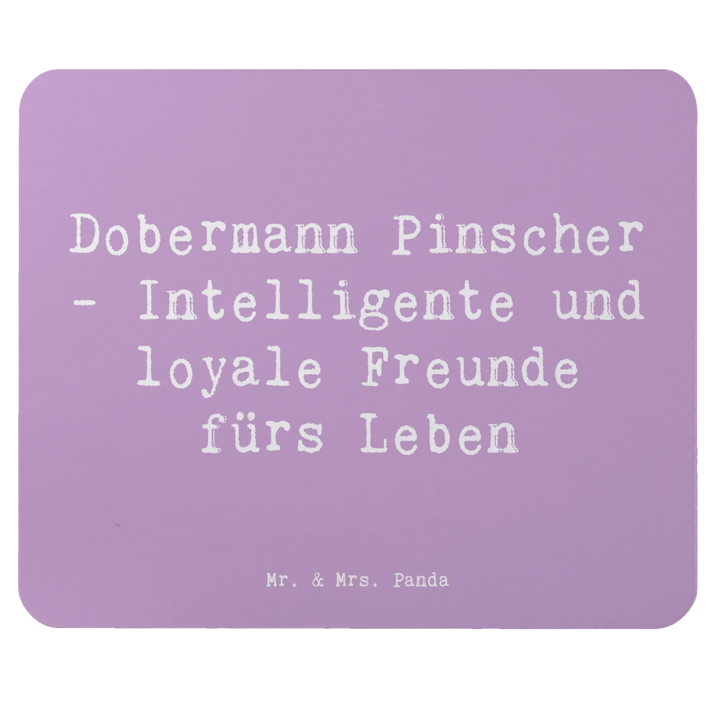 Mouse mat Saying Dobermann Pinscher - Intelligente und loyale Freunde fürs Leben Mauspad Büro, Büroausstattung, Mousepad, Einzigartiges Mauspad, Arbeitszimmer, Mauspad, Mausunterlage, Designer Mauspad, Computer zubehör, PC Zubehör, Hund, Hunderasse, Rassehund, Hundebesitzer, Geschenk, Tierfreund, Schenken, Welpe
