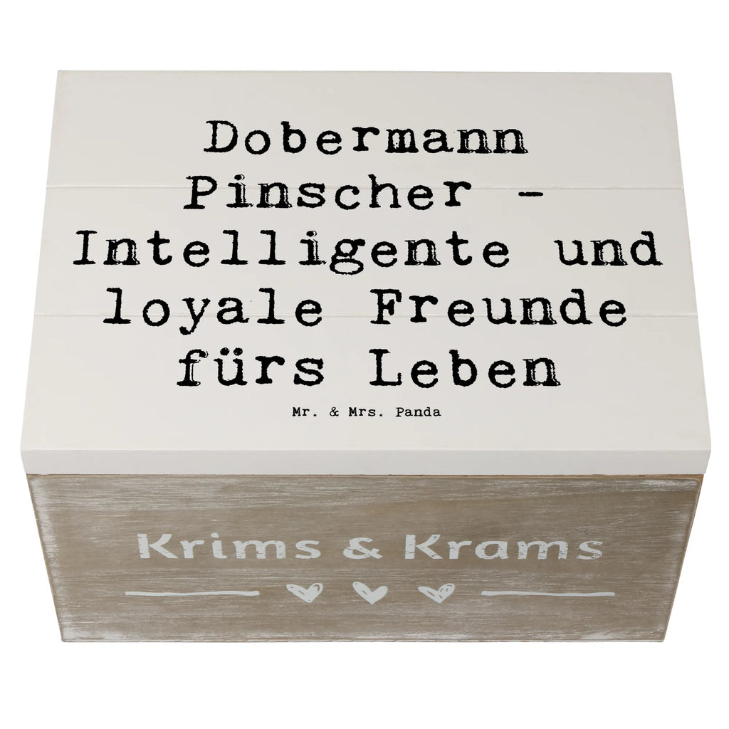 Holzkiste Spruch Dobermann Pinscher Freund Geschenkdose, Schatulle, Erinnerungsbox, Schatzkiste, Erinnerungskiste, Kiste, Truhe, Holzkiste, Dekokiste, Geschenkbox, XXL, Aufbewahrungsbox, Hund, Hunderasse, Rassehund, Hundebesitzer, Geschenk, Tierfreund, Schenken, Welpe