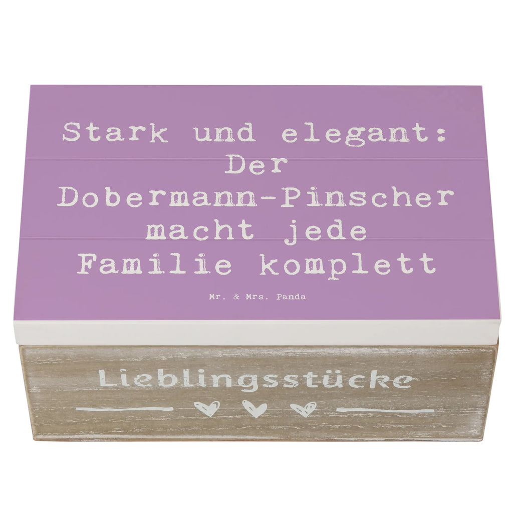 Holzkiste Spruch Dobermann Pinscher Aufbewahrungsbox, XXL, Geschenkdose, Schatulle, Erinnerungsbox, Geschenkbox, Holzkiste, Schatzkiste, Kiste, Erinnerungskiste, Truhe, Dekokiste, Hund, Hunderasse, Rassehund, Hundebesitzer, Geschenk, Tierfreund, Schenken, Welpe