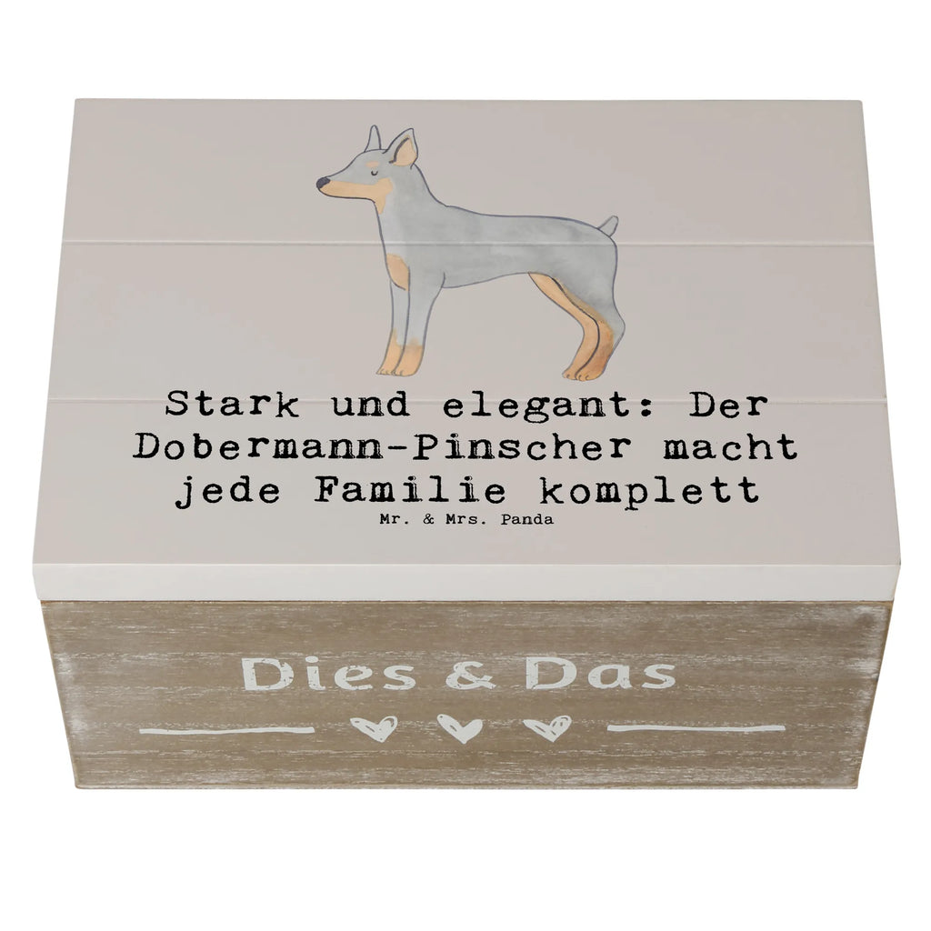 Wooden chest Stark und elegant: Der Dobermann-Pinscher macht jede Familie komplett Geschenkbox, Schatulle, Dekokiste, Schatzkiste, Holzkiste, Erinnerungskiste, Truhe, XXL, Erinnerungsbox, Kiste, Aufbewahrungsbox, Geschenkdose, Hund, Hunderasse, Rassehund, Hundebesitzer, Geschenk, Tierfreund, Schenken, Welpe