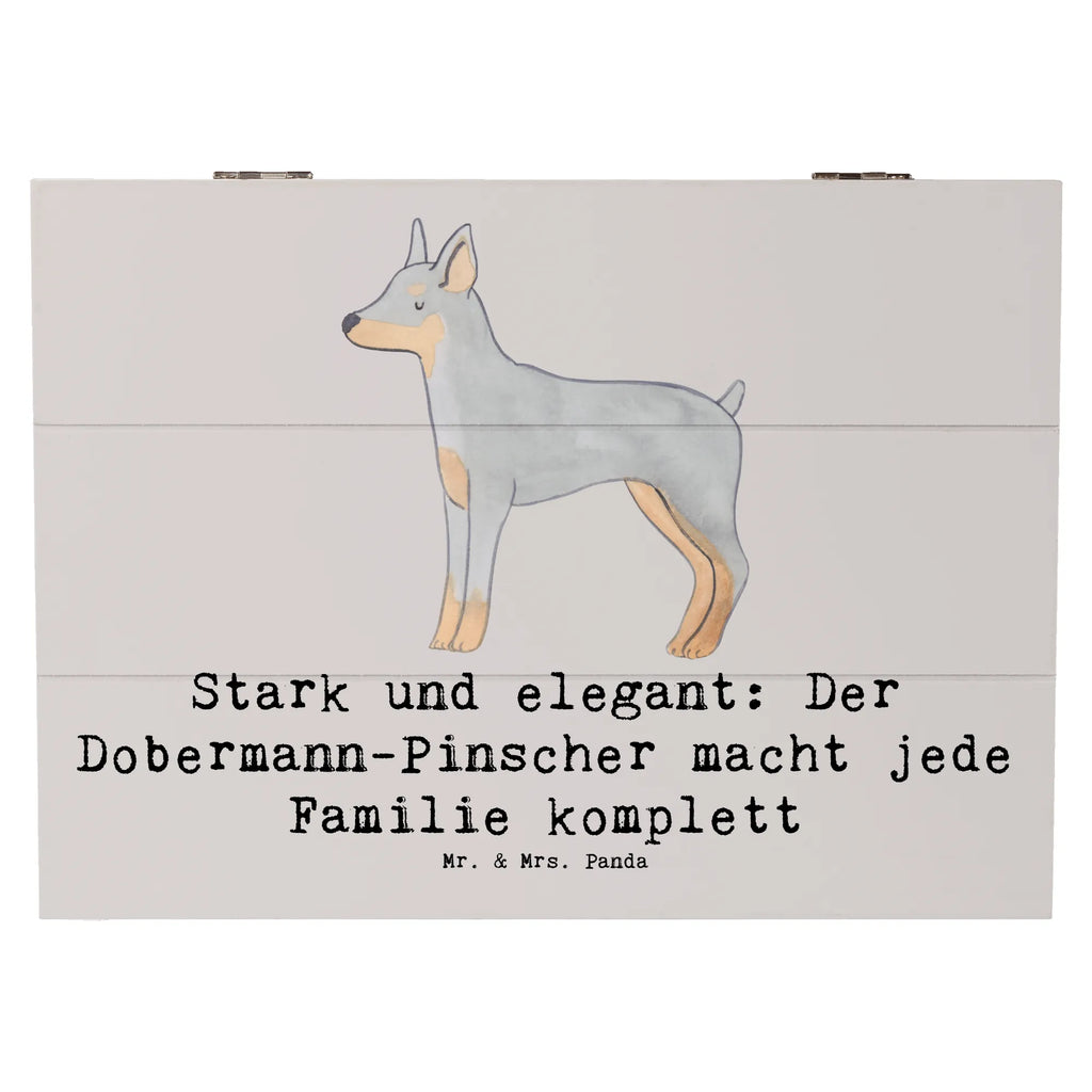 Wooden chest Stark und elegant: Der Dobermann-Pinscher macht jede Familie komplett Geschenkbox, Schatulle, Dekokiste, Schatzkiste, Holzkiste, Erinnerungskiste, Truhe, XXL, Erinnerungsbox, Kiste, Aufbewahrungsbox, Geschenkdose, Hund, Hunderasse, Rassehund, Hundebesitzer, Geschenk, Tierfreund, Schenken, Welpe