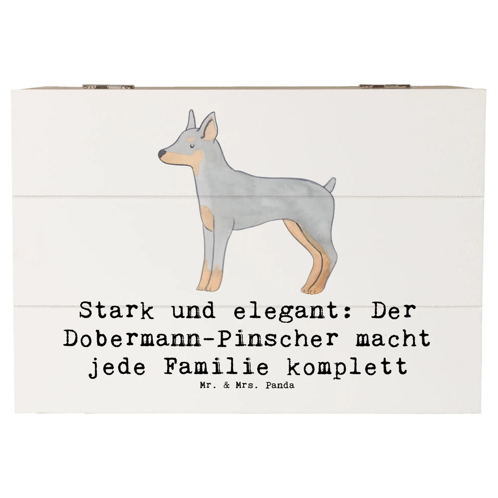 Wooden chest Stark und elegant: Der Dobermann-Pinscher macht jede Familie komplett Geschenkbox, Schatulle, Dekokiste, Schatzkiste, Holzkiste, Erinnerungskiste, Truhe, XXL, Erinnerungsbox, Kiste, Aufbewahrungsbox, Geschenkdose, Hund, Hunderasse, Rassehund, Hundebesitzer, Geschenk, Tierfreund, Schenken, Welpe