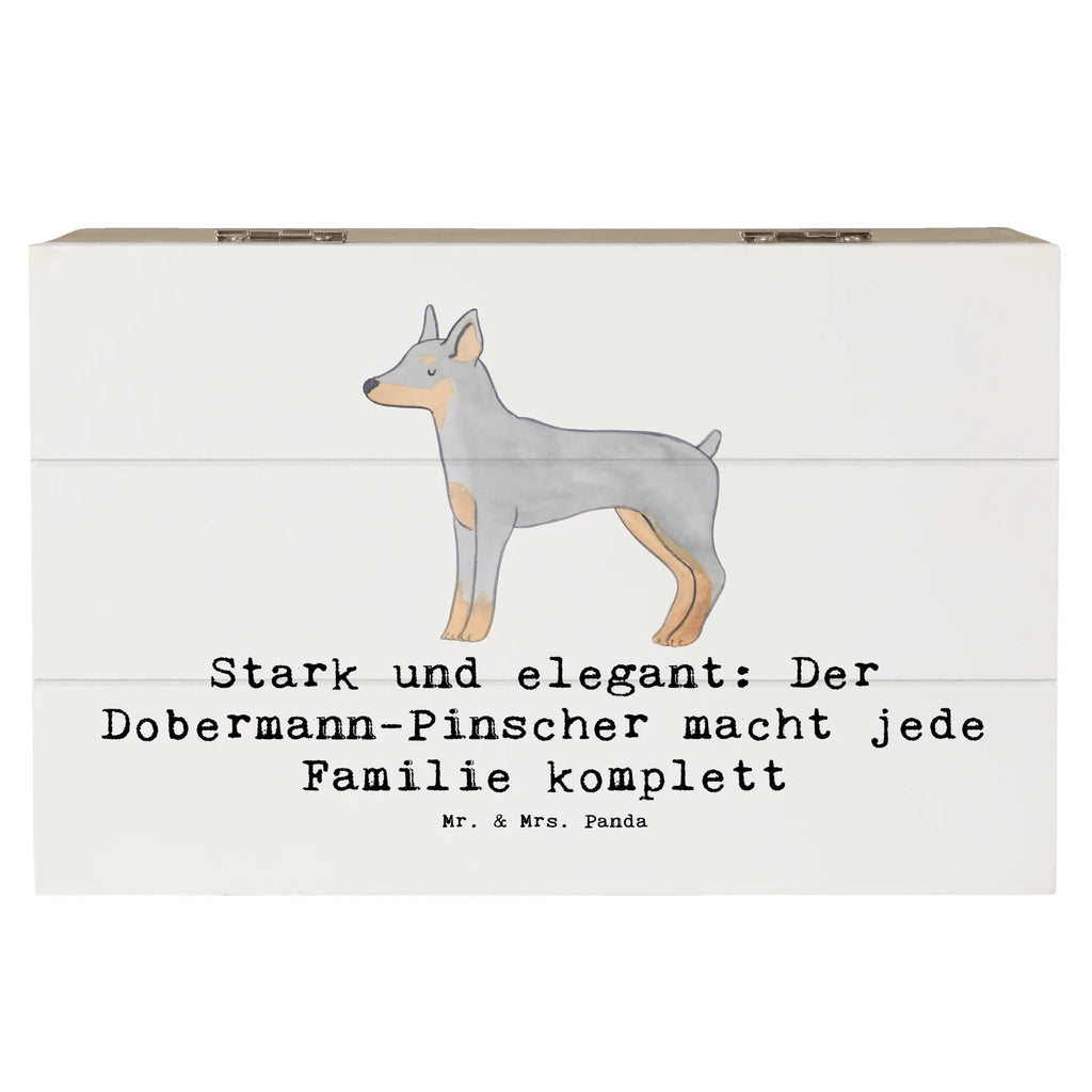Wooden chest Stark und elegant: Der Dobermann-Pinscher macht jede Familie komplett Geschenkbox, Schatulle, Dekokiste, Schatzkiste, Holzkiste, Erinnerungskiste, Truhe, XXL, Erinnerungsbox, Kiste, Aufbewahrungsbox, Geschenkdose, Hund, Hunderasse, Rassehund, Hundebesitzer, Geschenk, Tierfreund, Schenken, Welpe