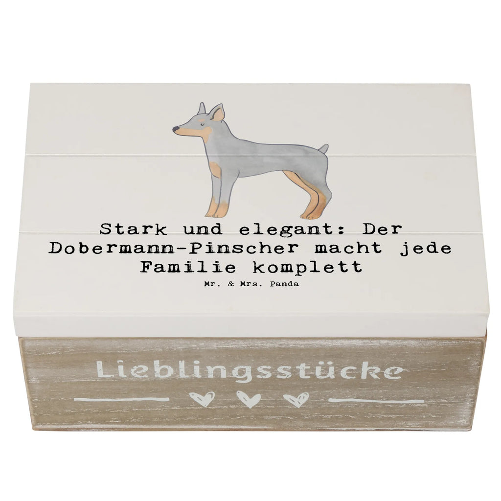 Wooden chest Stark und elegant: Der Dobermann-Pinscher macht jede Familie komplett Geschenkbox, Schatulle, Dekokiste, Schatzkiste, Holzkiste, Erinnerungskiste, Truhe, XXL, Erinnerungsbox, Kiste, Aufbewahrungsbox, Geschenkdose, Hund, Hunderasse, Rassehund, Hundebesitzer, Geschenk, Tierfreund, Schenken, Welpe