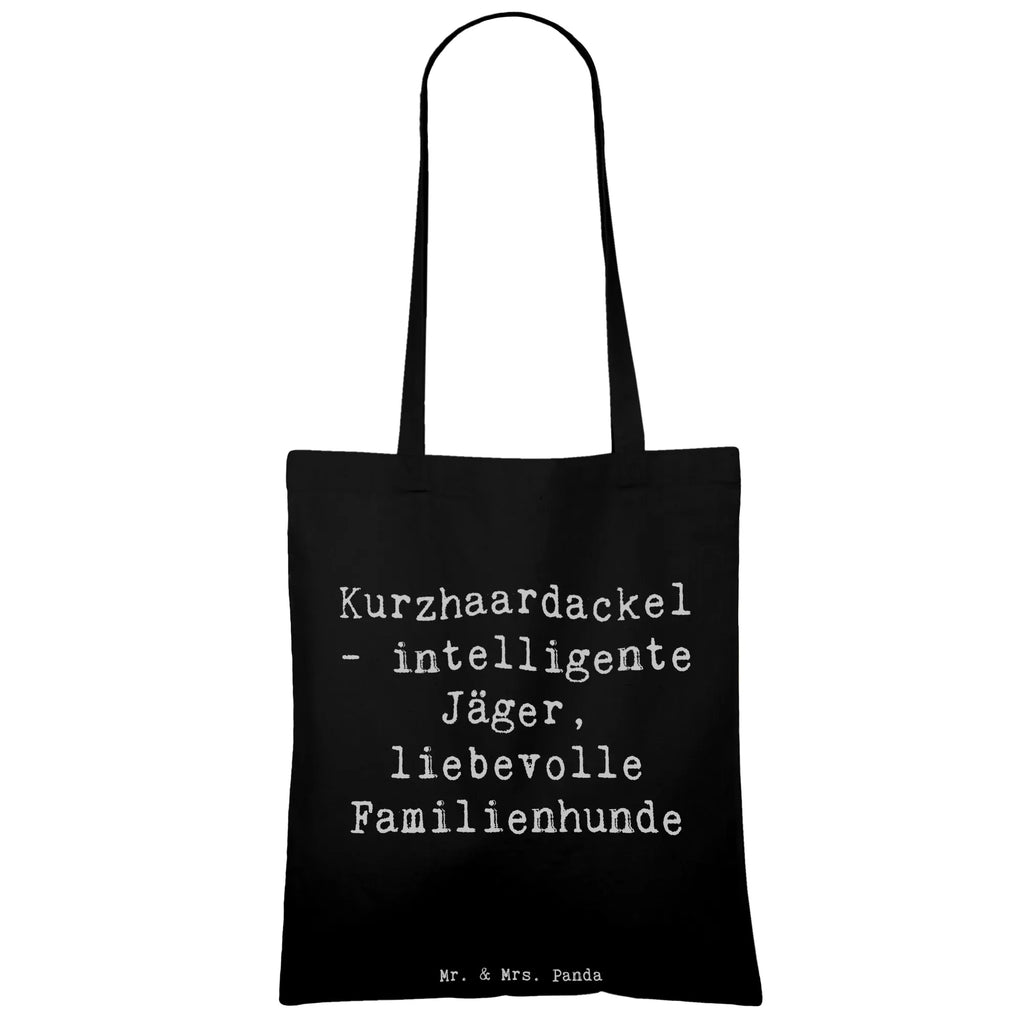 Tote bag Saying Kurzhaardackel - intelligente Jäger, liebevolle Familienhunde Beuteltasche, Tragetasche, Schultertasche, Beutel, Stoffbeutel, Shopper, Tasche, Strandtasche, Stofftasche, Laptoptasche, Badetasche, Jutetasche, Jutebeutel, Einkaufstasche, Umhängetasche, Einkaufstüte, Hund, Hunderasse, Rassehund, Hundebesitzer, Geschenk, Tierfreund, Schenken, Welpe