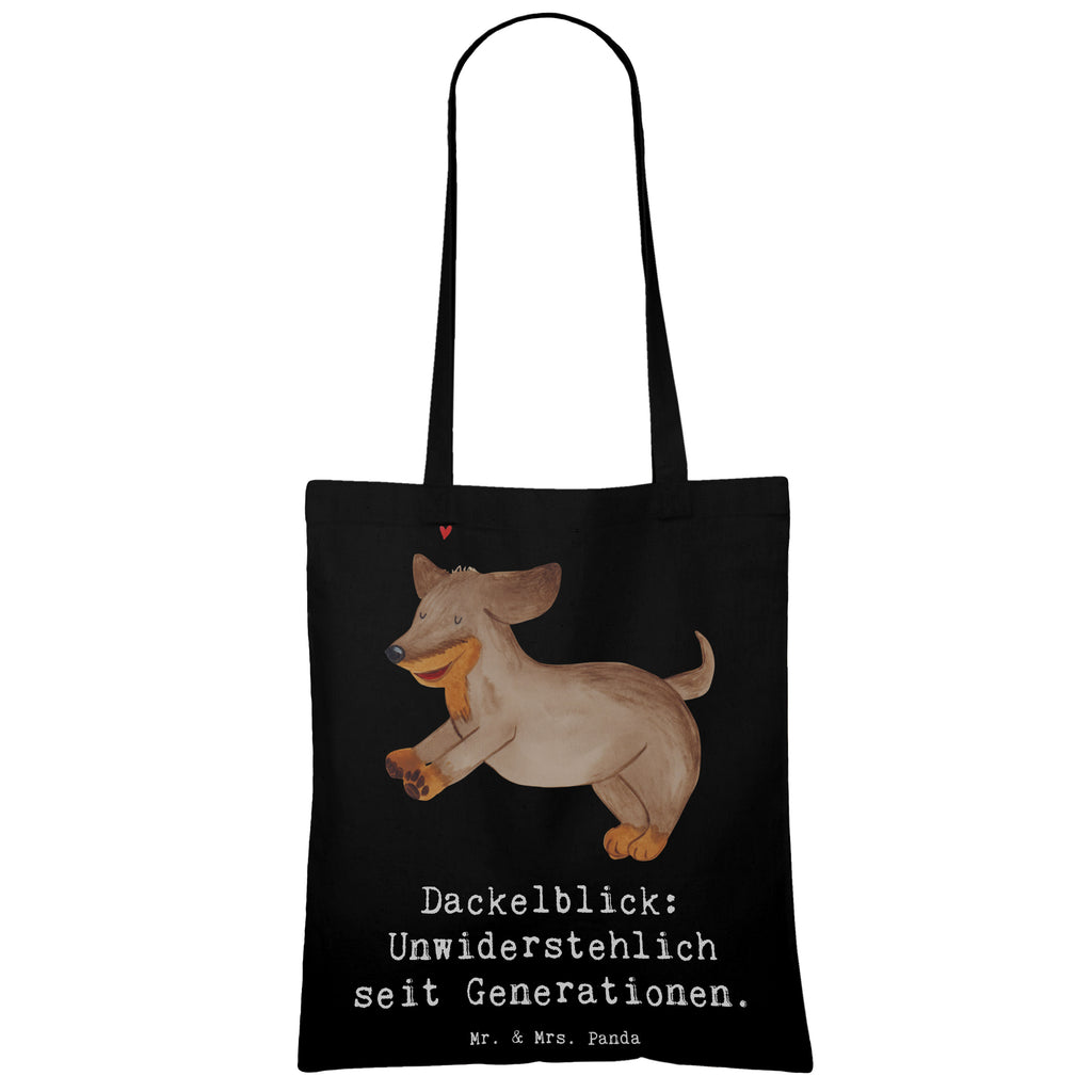 Tote bag Dackelblick: Unwiderstehlich seit Generationen. Einkaufstüte, Jutetasche, Einkaufstasche, Stoffbeutel, Schultertasche, Beuteltasche, Laptoptasche, Badetasche, Strandtasche, Beutel, Stofftasche, Shopper, Tragetasche, Jutebeutel, Tasche, Umhängetasche, Hund, Hunderasse, Rassehund, Hundebesitzer, Geschenk, Tierfreund, Schenken, Welpe