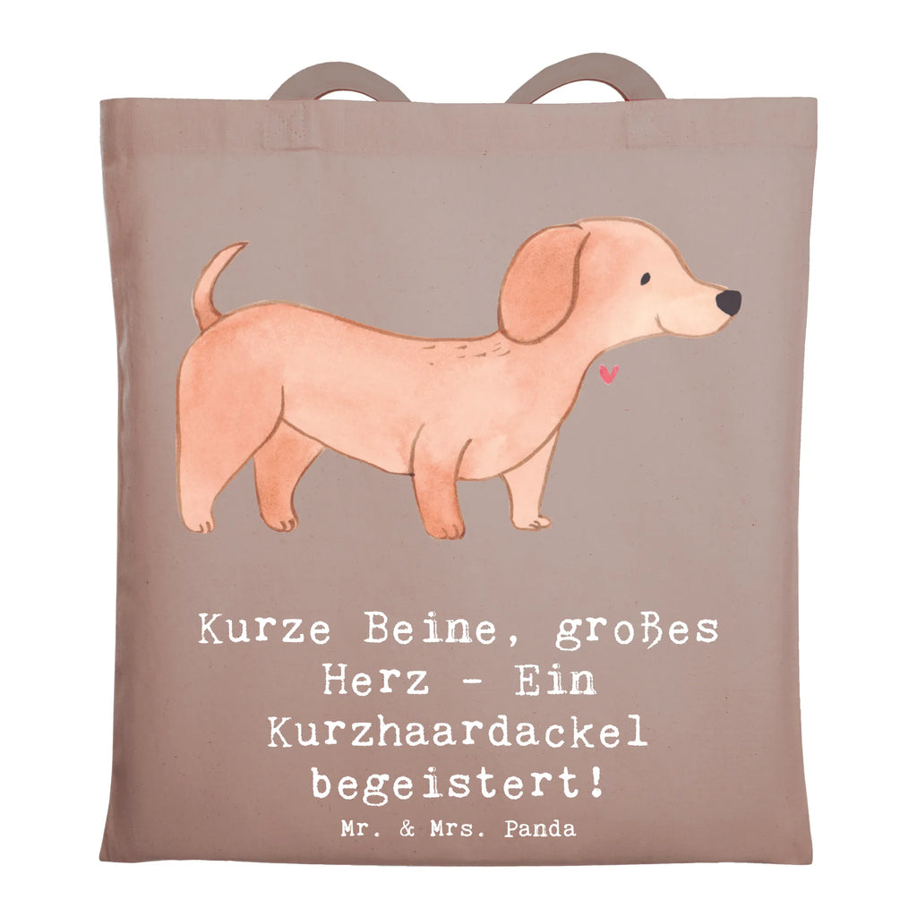 Tote bag Kurze Beine, großes Herz - Ein Kurzhaardackel begeistert! Einkaufstasche, Strandtasche, Shopper, Stoffbeutel, Laptoptasche, Stofftasche, Badetasche, Umhängetasche, Jutebeutel, Tasche, Einkaufstüte, Tragetasche, Beutel, Jutetasche, Schultertasche, Beuteltasche, Hund, Hunderasse, Rassehund, Hundebesitzer, Geschenk, Tierfreund, Schenken, Welpe