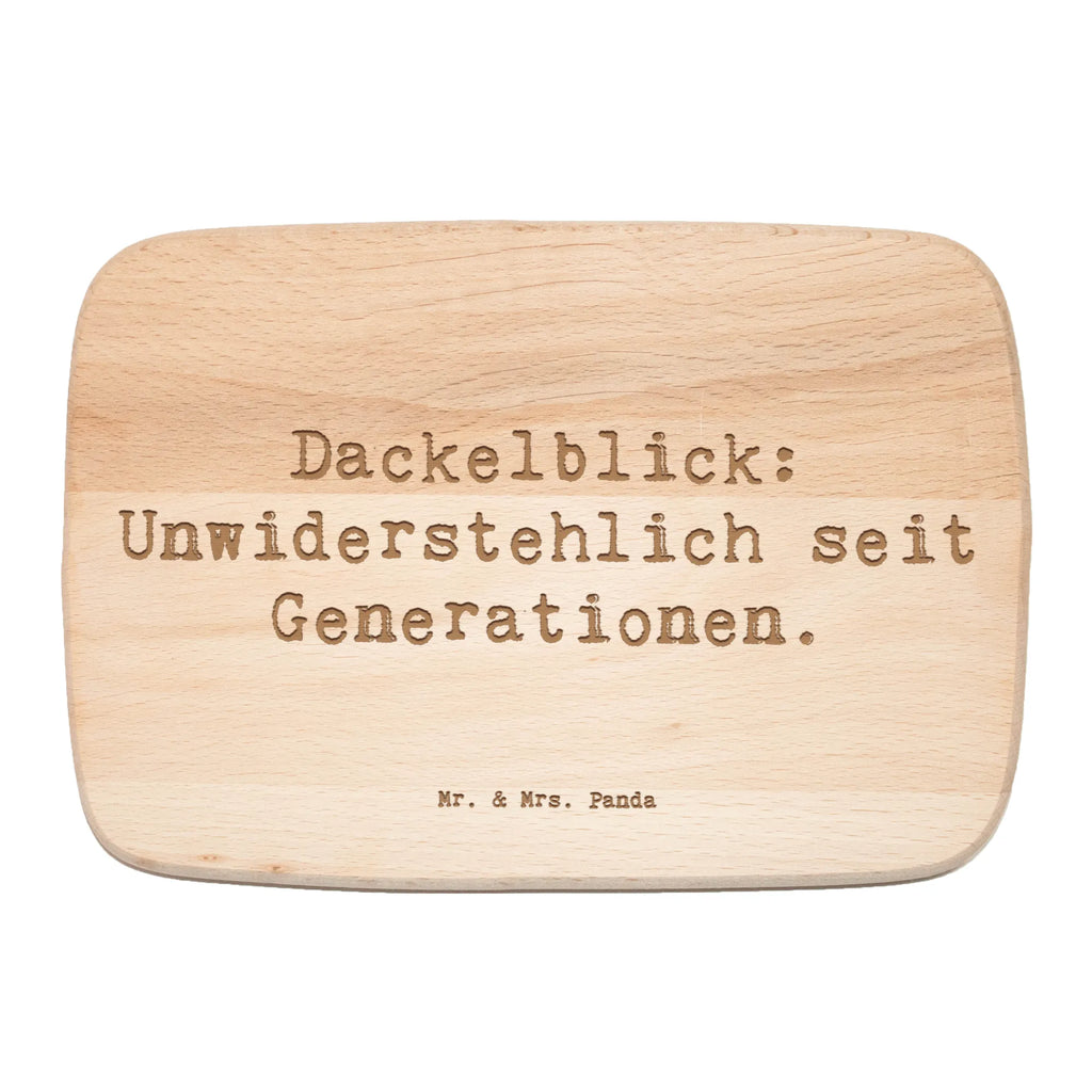 Śniadaniowa deska Przysłowie Dackelblick: Unwiderstehlich seit Generationen. Pies, rasa psa, pies rasowy, właściciel psa, prezent, miłośnik zwierząt, dawanie, szczeniak
