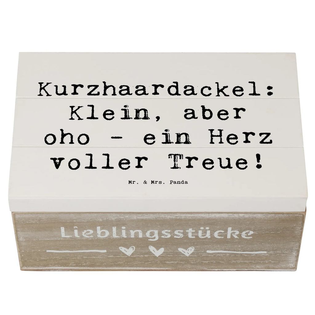 Wooden chest Saying Kurzhaardackel: Klein, aber oho - ein Herz voller Treue! Holzkiste, Kiste, Erinnerungsbox, Geschenkdose, Aufbewahrungsbox, Geschenkbox, XXL, Truhe, Schatulle, Schatzkiste, Dekokiste, Erinnerungskiste, Hund, Hunderasse, Rassehund, Hundebesitzer, Geschenk, Tierfreund, Schenken, Welpe