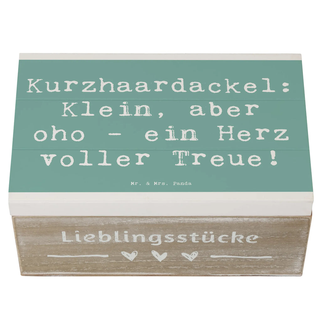 Wooden chest Saying Kurzhaardackel: Klein, aber oho - ein Herz voller Treue! Holzkiste, Kiste, Erinnerungsbox, Geschenkdose, Aufbewahrungsbox, Geschenkbox, XXL, Truhe, Schatulle, Schatzkiste, Dekokiste, Erinnerungskiste, Hund, Hunderasse, Rassehund, Hundebesitzer, Geschenk, Tierfreund, Schenken, Welpe