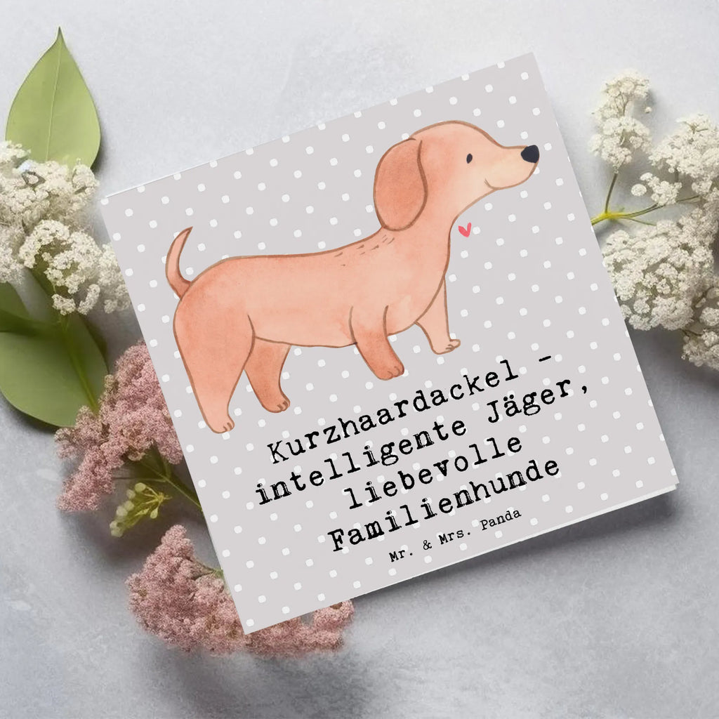 Deluxe Karte Kurzhaardackel Liebe Karte, Hochwertige Grußkarte, Geburtstagskarte, Einladungskarte, Hochwertige Klappkarte, Hochzeitskarte, Grußkarte, Glückwunschkarte, Klappkarte, Hund, Hunderasse, Rassehund, Hundebesitzer, Geschenk, Tierfreund, Schenken, Welpe