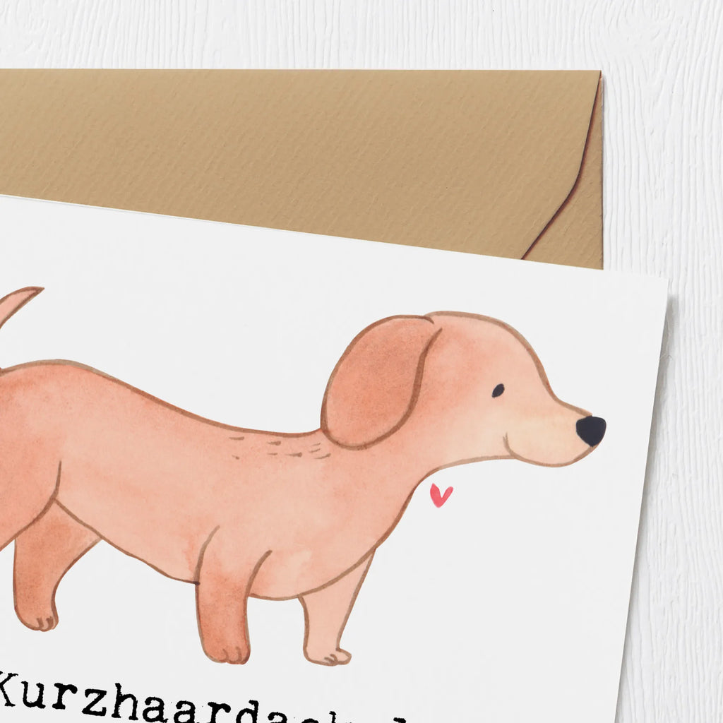 Deluxe Karte Kurzhaardackel Liebe Karte, Hochwertige Grußkarte, Geburtstagskarte, Einladungskarte, Hochwertige Klappkarte, Hochzeitskarte, Grußkarte, Glückwunschkarte, Klappkarte, Hund, Hunderasse, Rassehund, Hundebesitzer, Geschenk, Tierfreund, Schenken, Welpe
