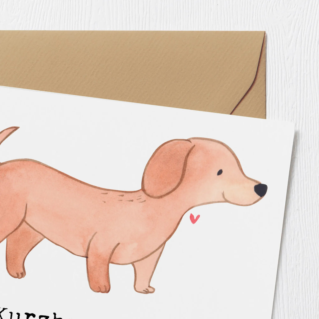 Deluxe Karte Mutiger Dackel Klappkarte, Hochzeitskarte, Grußkarte, Karte, Hochwertige Grußkarte, Geburtstagskarte, Glückwunschkarte, Hochwertige Klappkarte, Einladungskarte, Hund, Hunderasse, Rassehund, Hundebesitzer, Geschenk, Tierfreund, Schenken, Welpe