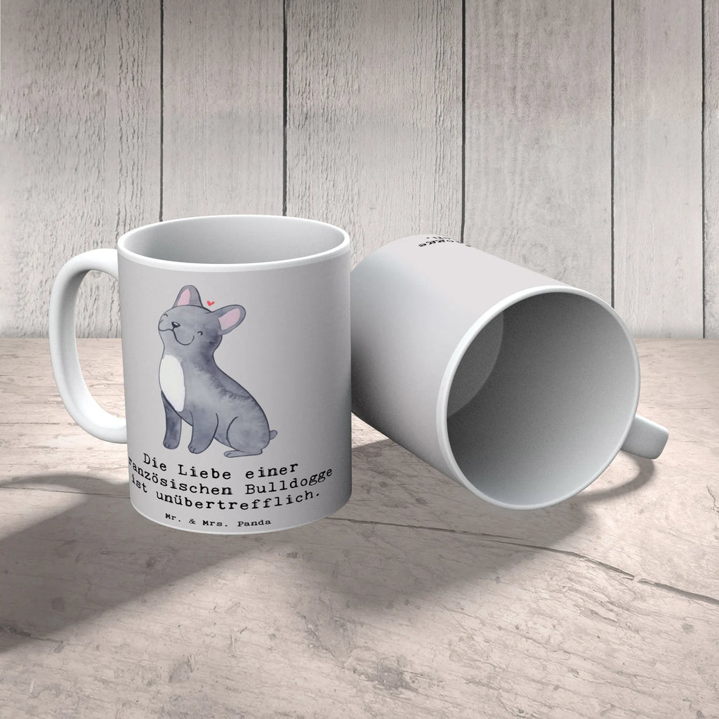 Tasse Französische Bulldogge Liebe Geschenktasse, Keramiktasse, Bürotasse, Porzellantasse, Kaffeetasse, Tasse mit Motiven, Teetasse, Tasse mit Zitaten, Tasse, Hund, Hunderasse, Rassehund, Hundebesitzer, Geschenk, Tierfreund, Schenken, Welpe