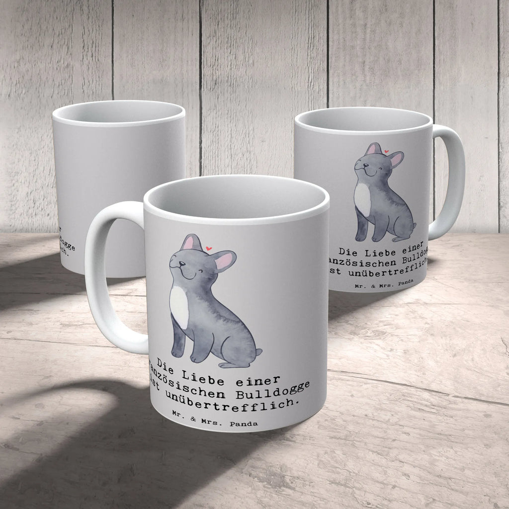 Tasse Französische Bulldogge Liebe Geschenktasse, Keramiktasse, Bürotasse, Porzellantasse, Kaffeetasse, Tasse mit Motiven, Teetasse, Tasse mit Zitaten, Tasse, Hund, Hunderasse, Rassehund, Hundebesitzer, Geschenk, Tierfreund, Schenken, Welpe
