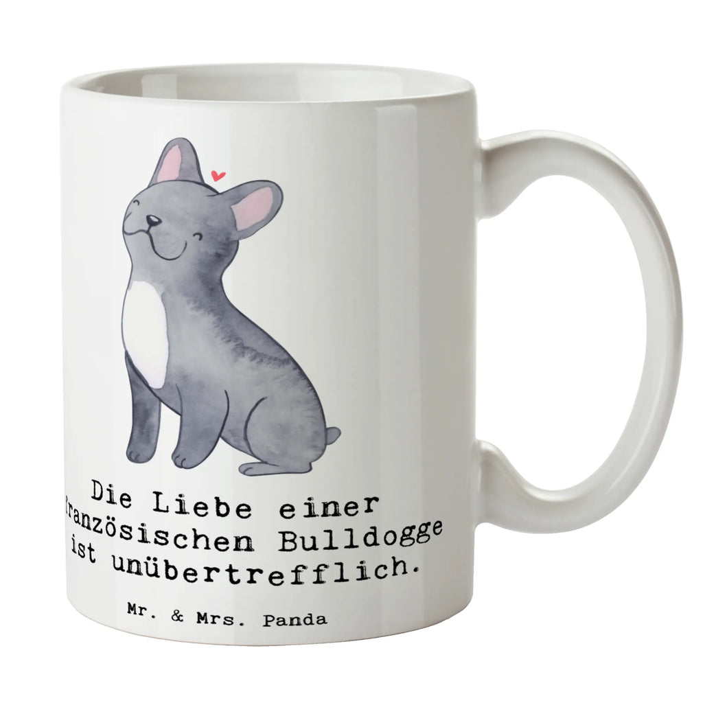 Tasse Französische Bulldogge Liebe Geschenktasse, Keramiktasse, Bürotasse, Porzellantasse, Kaffeetasse, Tasse mit Motiven, Teetasse, Tasse mit Zitaten, Tasse, Hund, Hunderasse, Rassehund, Hundebesitzer, Geschenk, Tierfreund, Schenken, Welpe