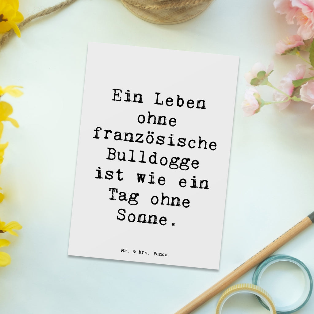 Postkarte Spruch Französische Bulldogge Geburtstagskarte, Einladungskarte, Grußkarte, Dankeskarte, Einladung, Ansichtskarten, Karte, Einladung Geburtstag, Einladungskarten Geburtstag, Ansichtskarte, Geschenkkarte, Postkarte, Hund, Hunderasse, Rassehund, Hundebesitzer, Geschenk, Tierfreund, Schenken, Welpe