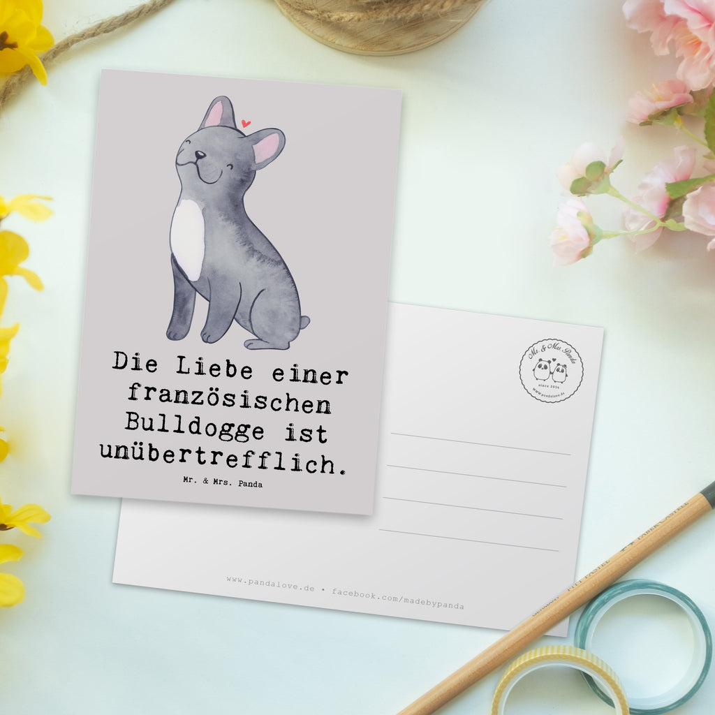Postkarte Französische Bulldogge Liebe Karte, Postkarte, Geschenkkarte, Einladung Geburtstag, Ansichtskarte, Dankeskarte, Einladung, Einladungskarten Geburtstag, Geburtstagskarte, Ansichtskarten, Einladungskarte, Grußkarte, Hund, Hunderasse, Rassehund, Hundebesitzer, Geschenk, Tierfreund, Schenken, Welpe