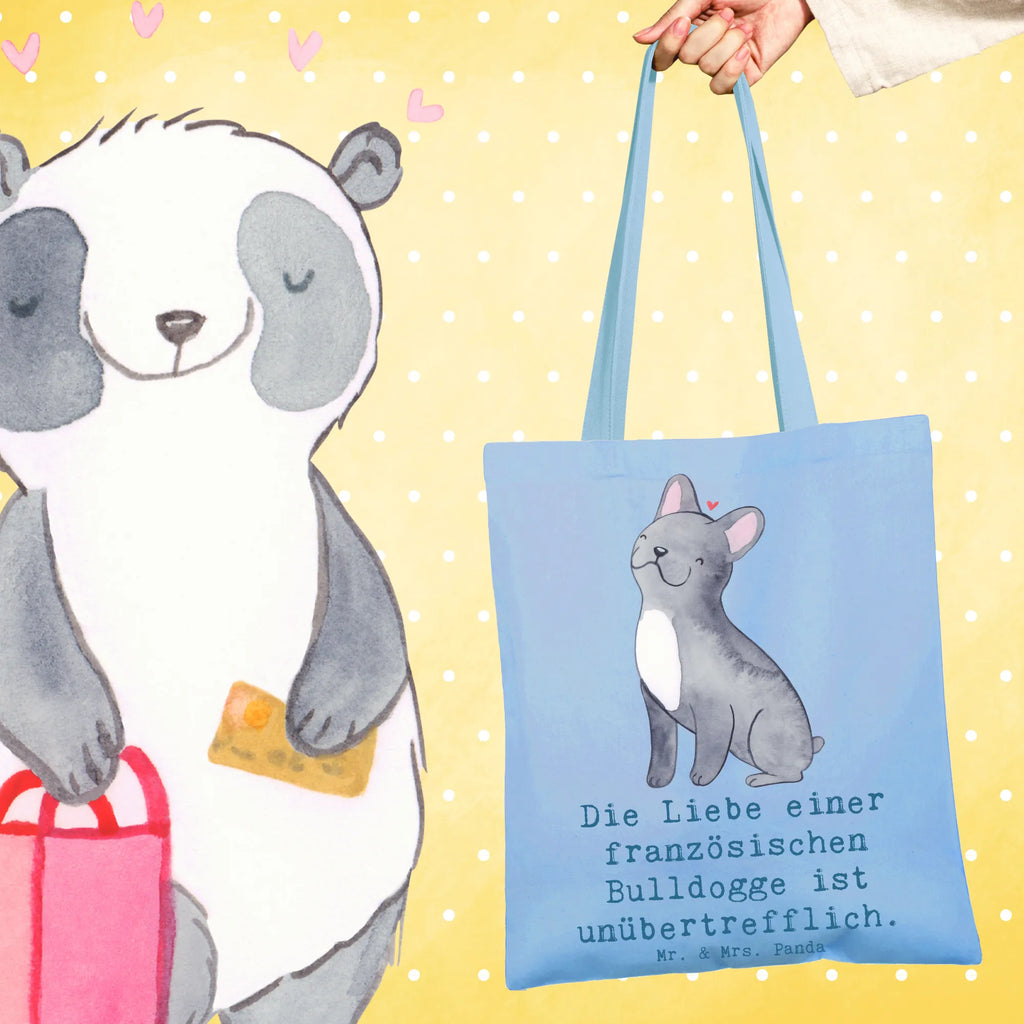 Tragetasche Französische Bulldogge Liebe Laptoptasche, Beuteltasche, Jutebeutel, Tragetasche, Shopper, Stoffbeutel, Badetasche, Einkaufstasche, Umhängetasche, Tasche, Strandtasche, Stofftasche, Einkaufstüte, Schultertasche, Jutetasche, Beutel, Hund, Hunderasse, Rassehund, Hundebesitzer, Geschenk, Tierfreund, Schenken, Welpe