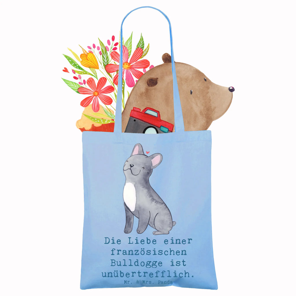 Tragetasche Französische Bulldogge Liebe Laptoptasche, Beuteltasche, Jutebeutel, Tragetasche, Shopper, Stoffbeutel, Badetasche, Einkaufstasche, Umhängetasche, Tasche, Strandtasche, Stofftasche, Einkaufstüte, Schultertasche, Jutetasche, Beutel, Hund, Hunderasse, Rassehund, Hundebesitzer, Geschenk, Tierfreund, Schenken, Welpe