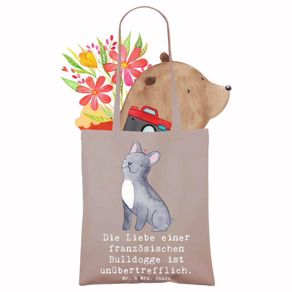 Tragetasche Französische Bulldogge Liebe Laptoptasche, Beuteltasche, Jutebeutel, Tragetasche, Shopper, Stoffbeutel, Badetasche, Einkaufstasche, Umhängetasche, Tasche, Strandtasche, Stofftasche, Einkaufstüte, Schultertasche, Jutetasche, Beutel, Hund, Hunderasse, Rassehund, Hundebesitzer, Geschenk, Tierfreund, Schenken, Welpe